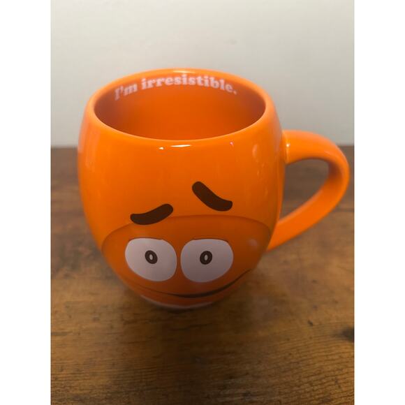 M&M's World Orange M and M Mug 2013 "I'm Irresistible"  coffee mug - Picture 2 of 4